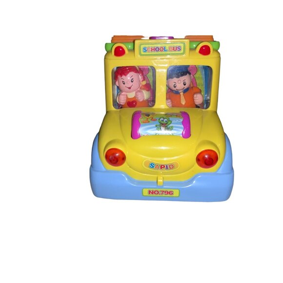 HuiLe Interactive Bump and Go Learning School Bus #796 - Picture 7 of 12